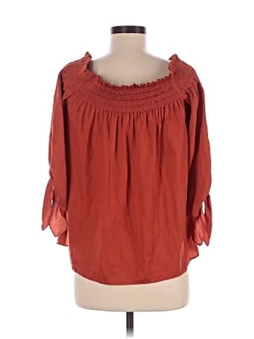 Ann Taylor LOFT 3/4 Sleeve Blouse (view 2)