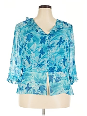 Adrianna Papell 3/4 Sleeve Blouse (view 1)