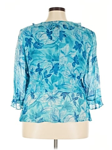 Adrianna Papell 3/4 Sleeve Blouse (view 2)