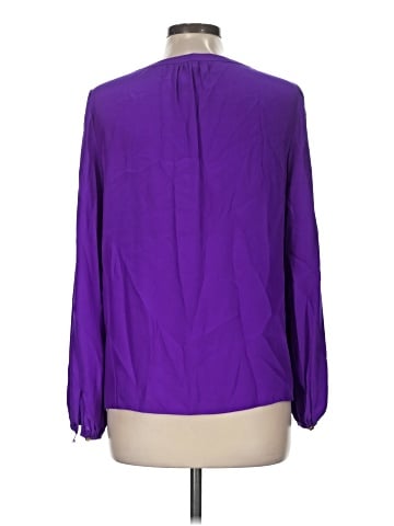 Alice & Trixie Long Sleeve Silk Top (view 2)