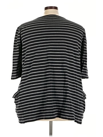 Joan Vass 3/4 Sleeve T-Shirt (view 2)