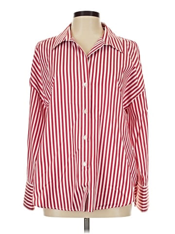Zara Long Sleeve Button-Down Shirt (view 1)