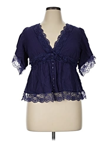 Altar'd State Short Sleeve Blouse (view 1)