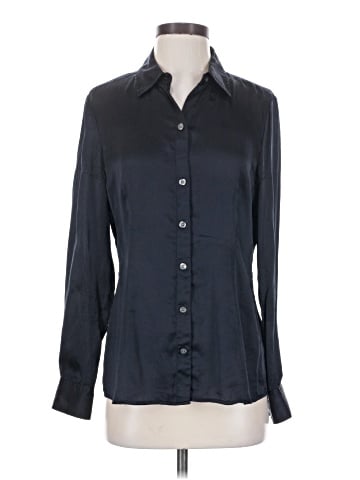 Banana Republic Long Sleeve Silk Top (view 1)