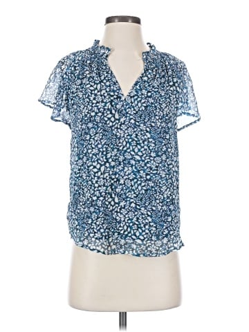 Ann Taylor Factory Short Sleeve Blouse (view 1)