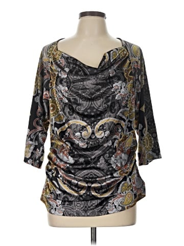 Live and Let Live 3/4 Sleeve Blouse (view 1)