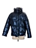 Zara Basic 100% Polyethylene Metallic Blue Snow Jacket Size S - photo 1