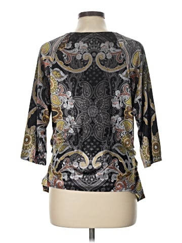 Live and Let Live 3/4 Sleeve Blouse (view 2)