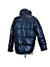 Zara Basic 100% Polyethylene Metallic Blue Snow Jacket Size S - photo 2