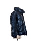 Zara Basic 100% Polyethylene Metallic Blue Snow Jacket Size S - photo 4