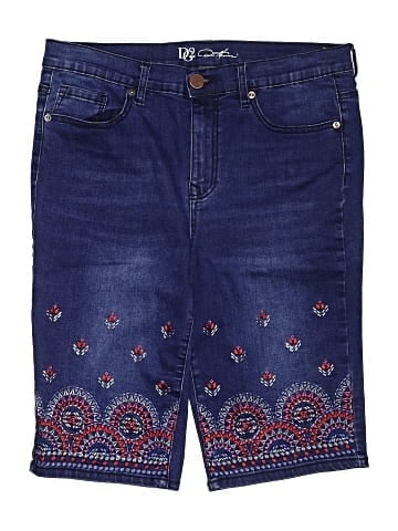 DG^2 by Diane Gilman Denim Shorts (view 1)