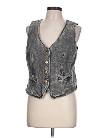 Express Denim Vest (view 1)