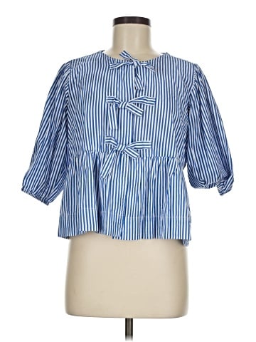 Velvet Heart 3/4 Sleeve Button-Down Shirt (view 1)