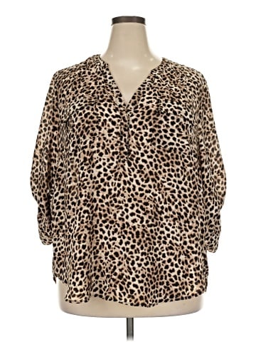 Torrid 3/4 Sleeve Blouse (view 1)