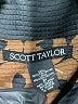Scott Taylor 100% Polyester Print Brown Blazer Size 3X - photo 6