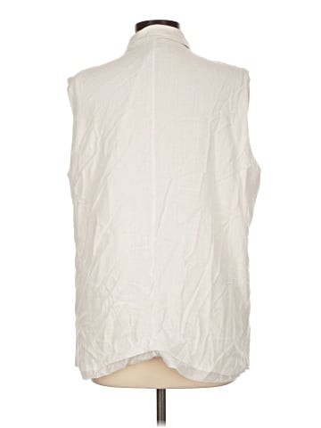 Blue Rain Sleeveless Button-Down Shirt (view 2)
