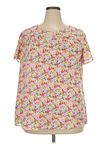 Agnes Orinda Short Sleeve Blouse (view 1)