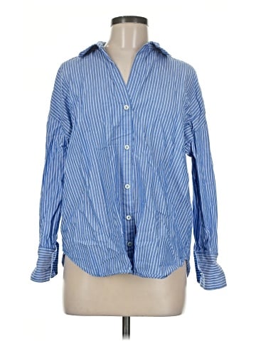 Zara Long Sleeve Button-Down Shirt (view 1)