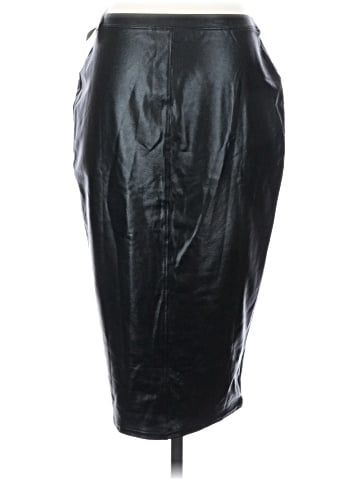Leith Faux Leather Skirt (view 2)