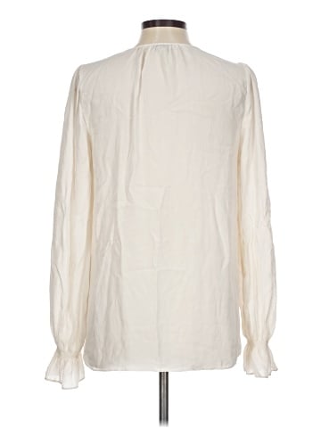 Joie Long Sleeve Silk Top (view 2)