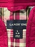 Lands' End 100% Polyester Argyle Pink Jacket Size L - photo 3