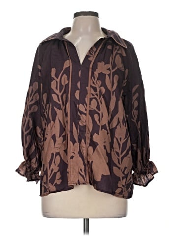Umgee 3/4 Sleeve Blouse (view 1)