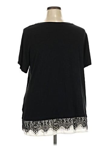 Rose + Olive Short Sleeve Top (view 2)