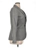 Norma Kamali Plaid Gray Blazer Size 14 - photo 4