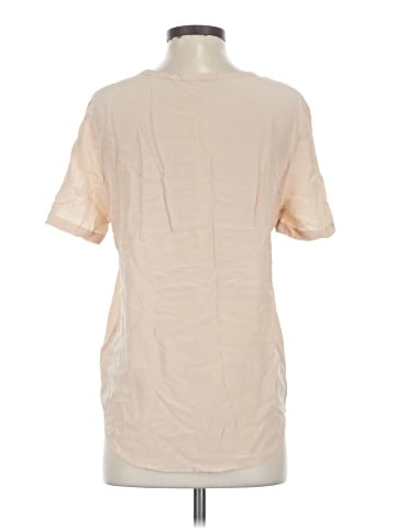 Equipment Short Sleeve Silk Top (view 2)