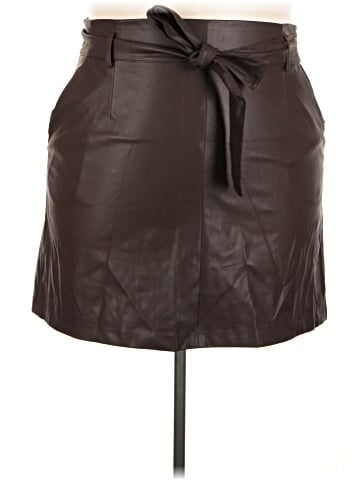 Banana Republic Factory Store Faux Leather Skirt (view 1)