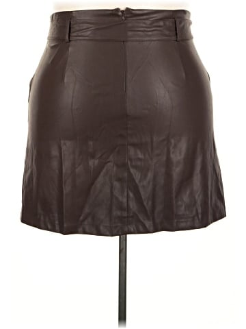 Banana Republic Factory Store Faux Leather Skirt (view 2)