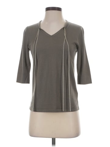 Lafayette 148 New York 3/4 Sleeve T-Shirt (view 1)