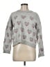 Splendid Hearts Gray Pullover Sweater Size M - photo 1