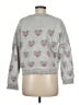 Splendid Hearts Gray Pullover Sweater Size M - photo 2
