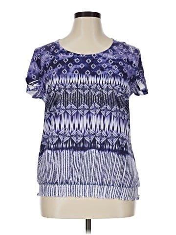 Chico's Short Sleeve Blouse (view 1)