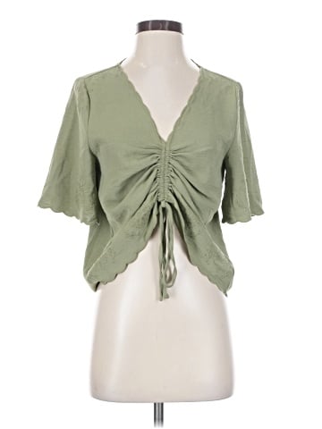 Adrianna Papell Short Sleeve Blouse (view 1)