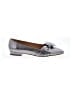 Talbots 100% Leather Metallic Silver Flats Size 9 - photo 1