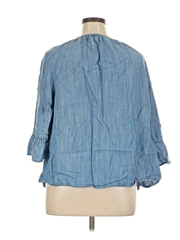 Crown & Ivy 3/4 Sleeve Blouse (view 2)