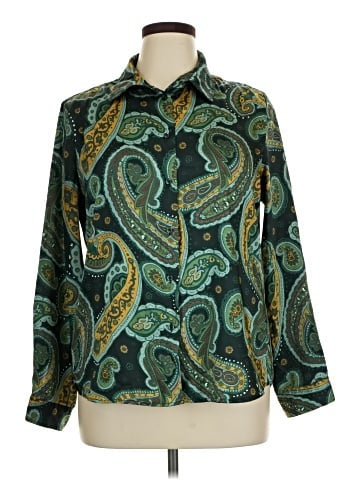 Elie Tahari Long Sleeve Blouse (view 1)