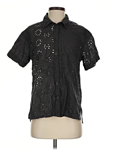 American Eagle Outfitters Short Sleeve Blouse (view 1)