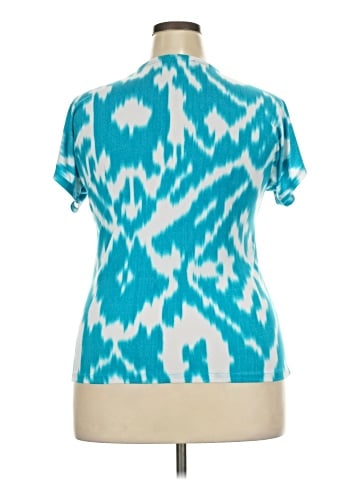 Jones New York Signature Short Sleeve Blouse (view 2)