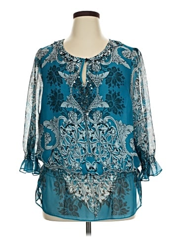DressBarn 3/4 Sleeve T-Shirt (view 1)