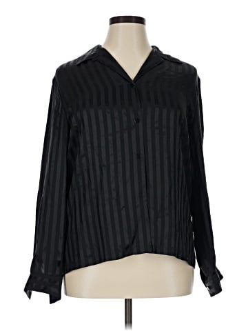 Josephine Chaus Long Sleeve Silk Top (view 1)