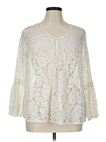 Karen Kane 3/4 Sleeve Blouse (view 1)