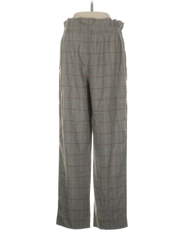 Madewell Paperbag Tapered Pants in Glen Plaid (view 2)