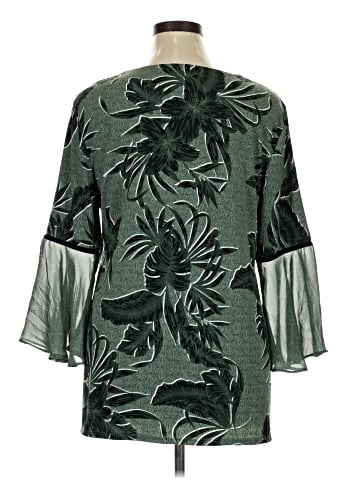 JM Collection 3/4 Sleeve Blouse (view 2)
