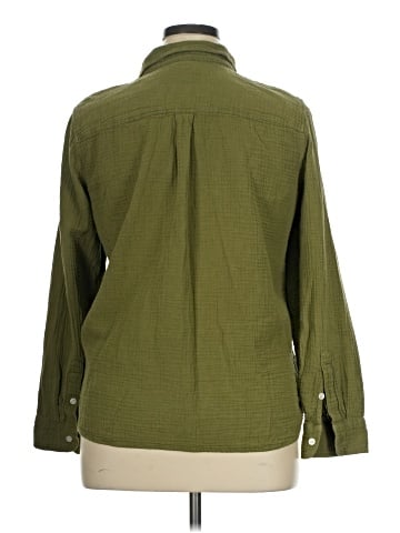 J.Crew Factory Store Long Sleeve Button-Down Shirt (view 2)