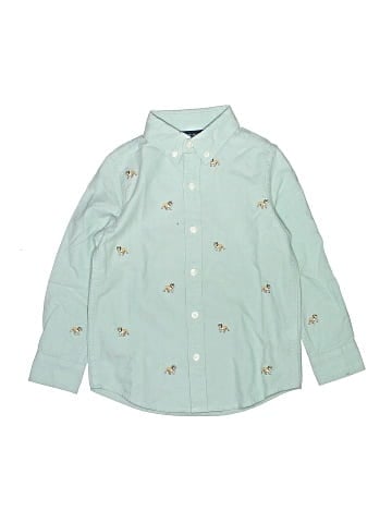 Janie and Jack Long Sleeve Button-Down Shirt (view 1)