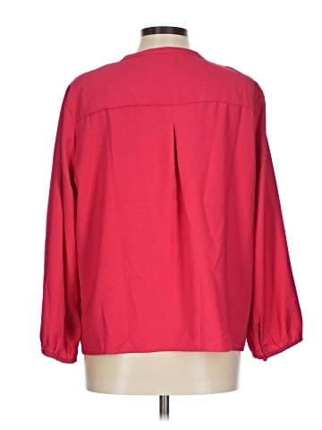 J.Crew Factory Store 3/4 Sleeve Blouse (view 2)