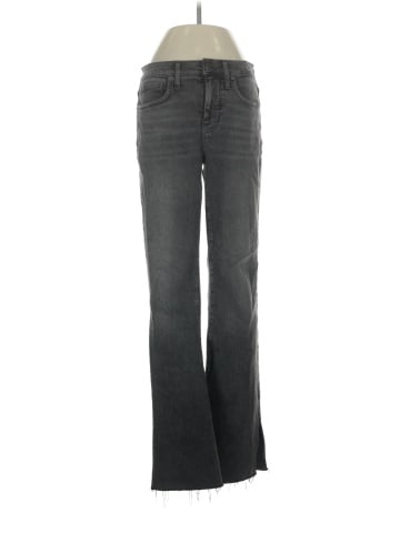 Madewell Kick Out Full-Length Jeans in Paynes Wash: Raw-Hem Edition (view 1)